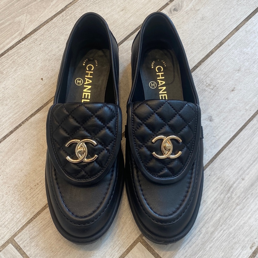 Size 39 Chanel loafers… worn once